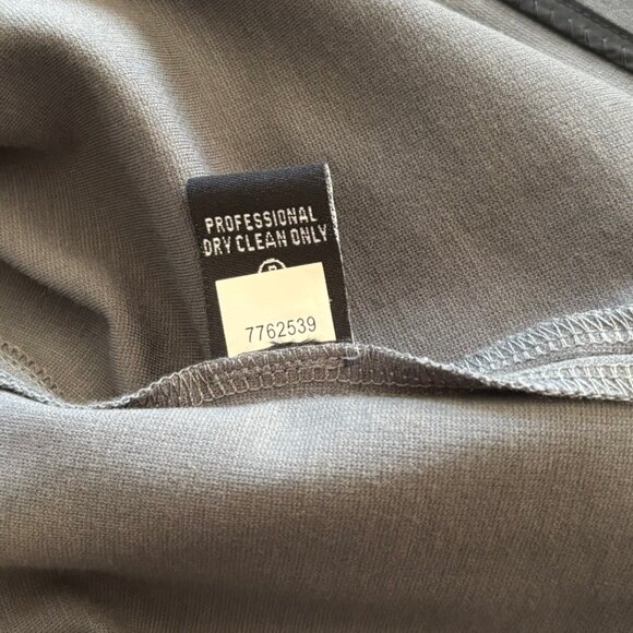 Tibi Black & Gray Colorblock Dress with Statement Buttons - Size M - NWT - Picture 5 of 5